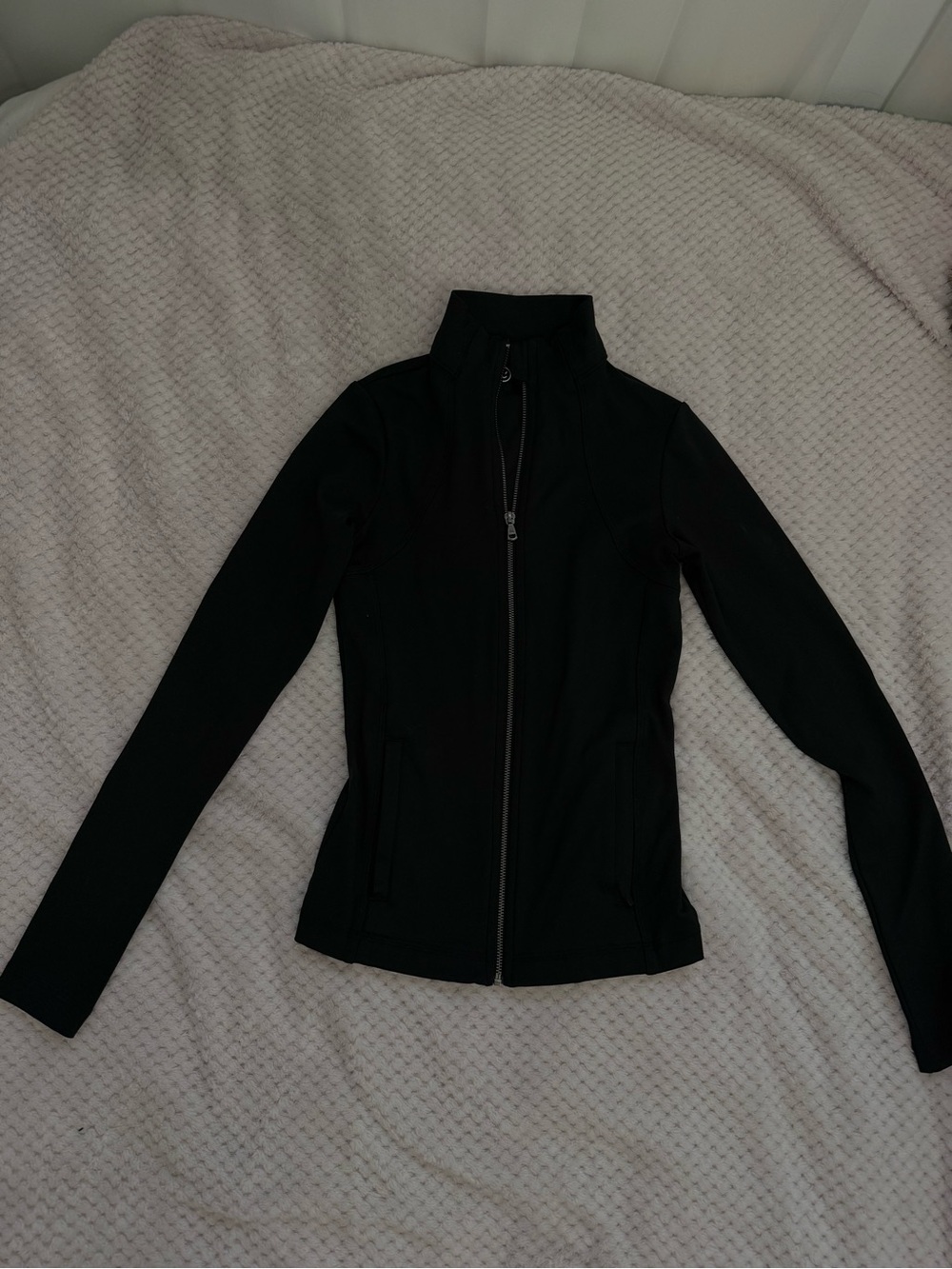 Gilly Hicks Black Zip-Up Jacket